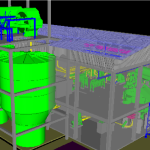 3D model of an OCC refining plant